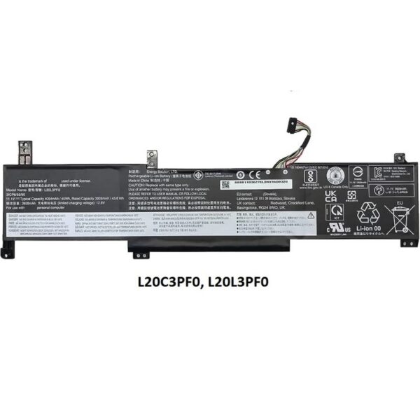 Baterija za laptop Lenovo IdeaPad 3 14ITL6 15ITL6 L20C3PF0 L20L3PF0 4054mAh