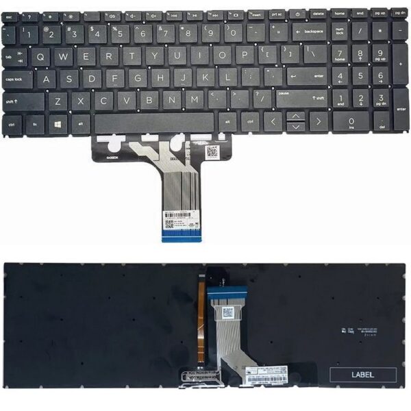 Tastatura za laptop HP Pavilion 15-EH 15Z-EH series mali enter backlight crna