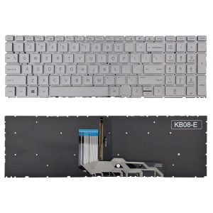 Tastatura za laptop HP Envy X360 15-ED 15-EE 15T-ED 15M-EE 17-CG series srebrna