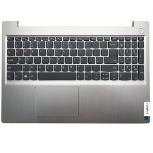 Palmrest (C Cover) sa tastaturom za laptop Lenovo IdeaPad 3 15IIL05 5ADA05 15IML05 srebrna