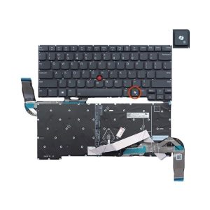 Tastatura za laptop Lenovo Thinkpad T14s Gen 5 Gen 6 T14s 5th 6th Gen veliki enter, backlight i gumb