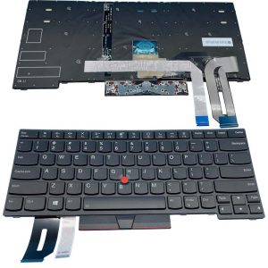 Tastatura za laptop Lenovo ThinkPad E480 L480 T480S T14 T490 backlight i gumb